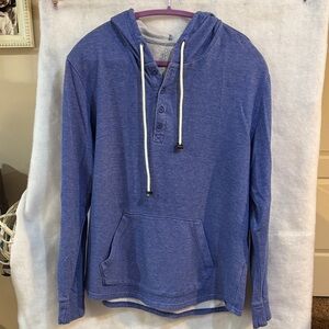 On the Byas Blue Hooded Sweatshirt
